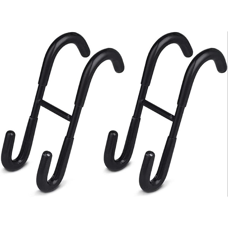 Frifoho 2 Pack Shower Door Hooks Stainless Steel Over Door Hooks Towel Hooks DrillingFree